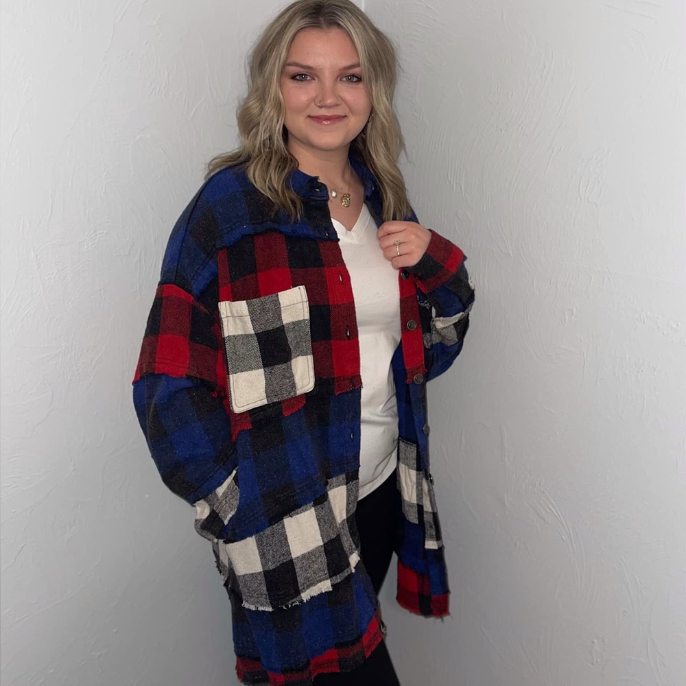 Oli & Hali Oversized Shacket